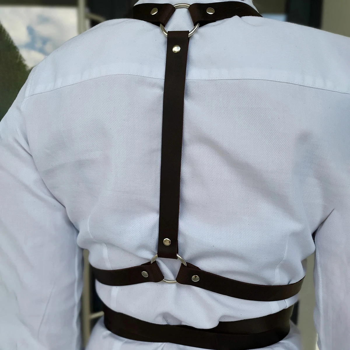 Fashion Belt Street Style Bondage Corset Belt Goth Suspender for Women Casual WildDecoration Waistband Punk Clothing Accessoly