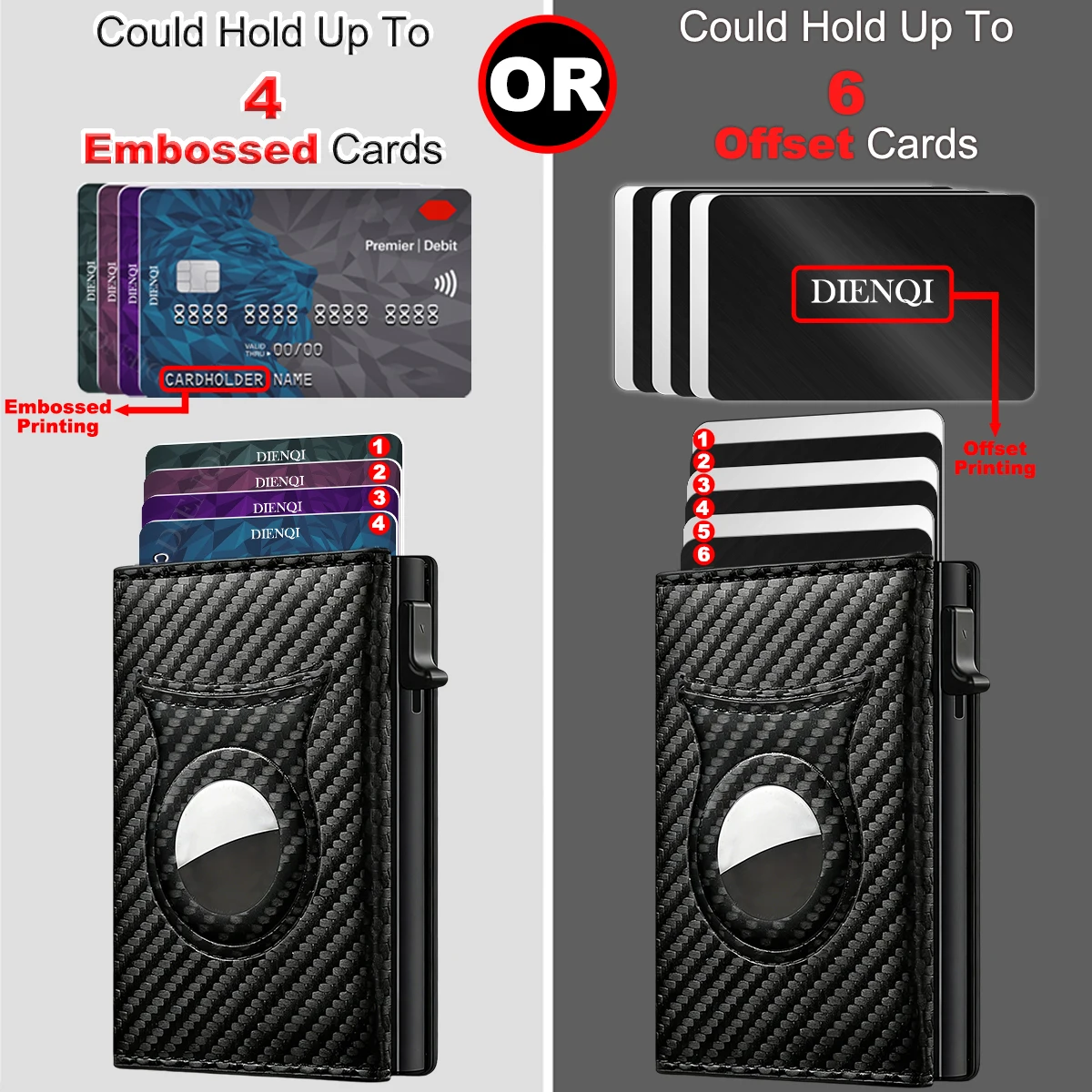 Anti-theft Wallet Men Rfid Credit Card Holder for Apple Airtag Men Bank Cardholder Case Slim Minimalist Smart Air Tag Wallet
