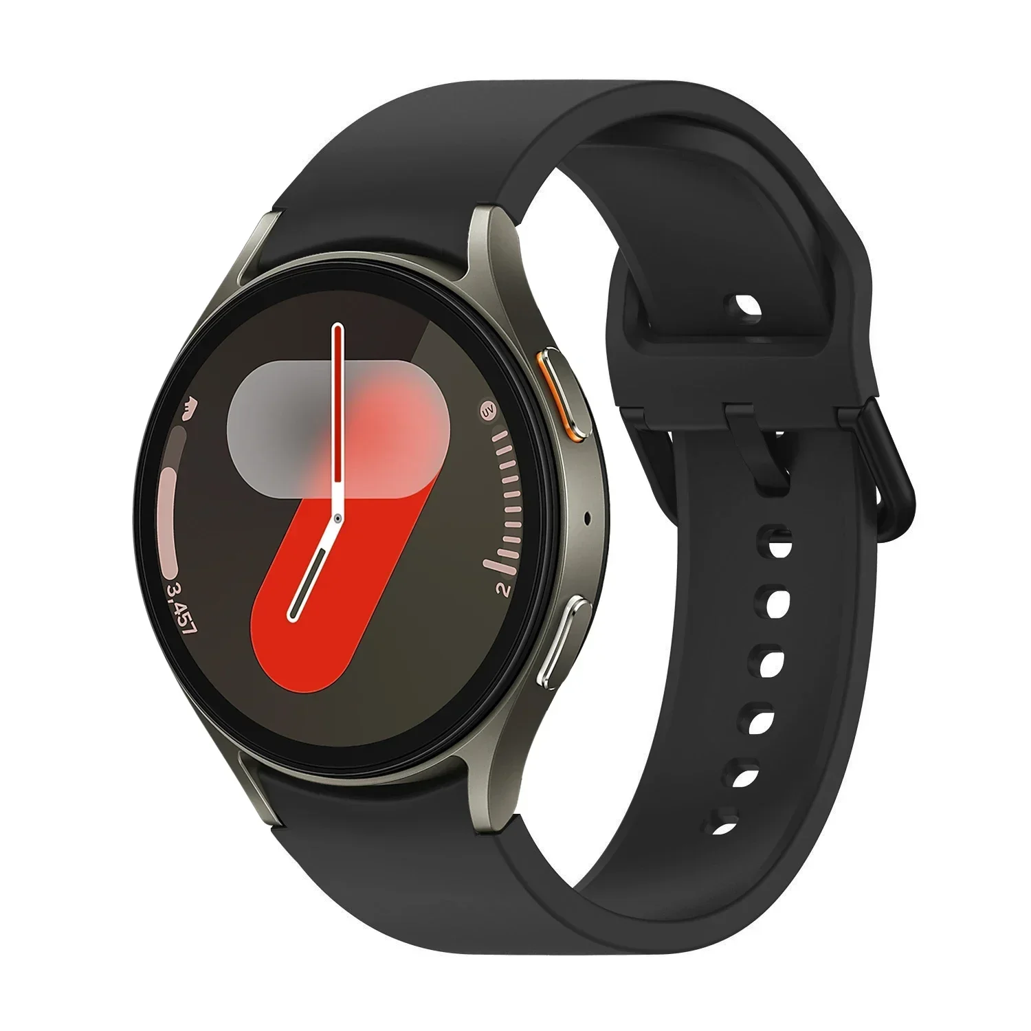 Silicone Strap For Samsung Galaxy Watch 7 6 5 4 FE 44mm 40mm 5 pro 45mm sport band 20mm No gap Bracelet Galaxy Watch 6-4 classic