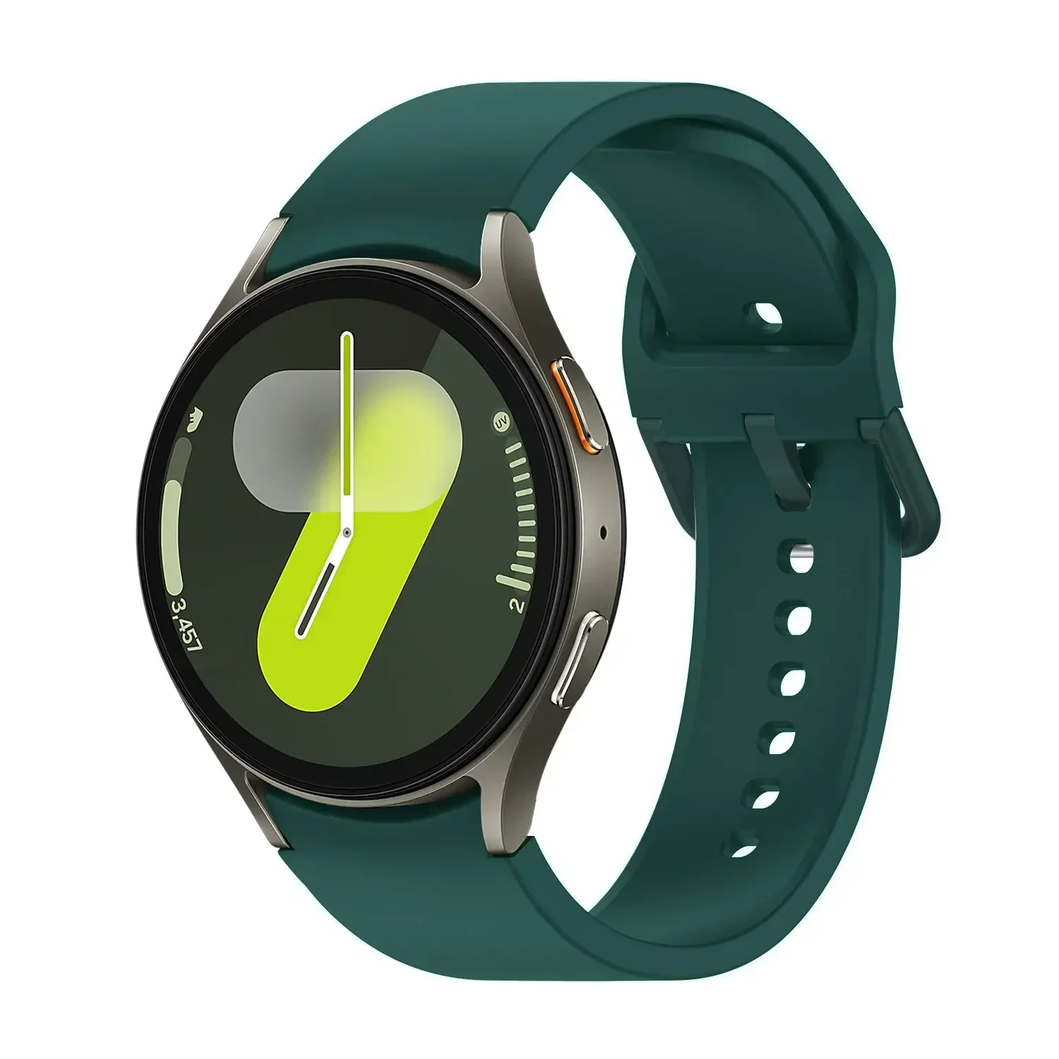 Silicone Strap For Samsung Galaxy Watch 7 6 5 4 FE 44mm 40mm 5 pro 45mm sport band 20mm No gap Bracelet Galaxy Watch 6-4 classic