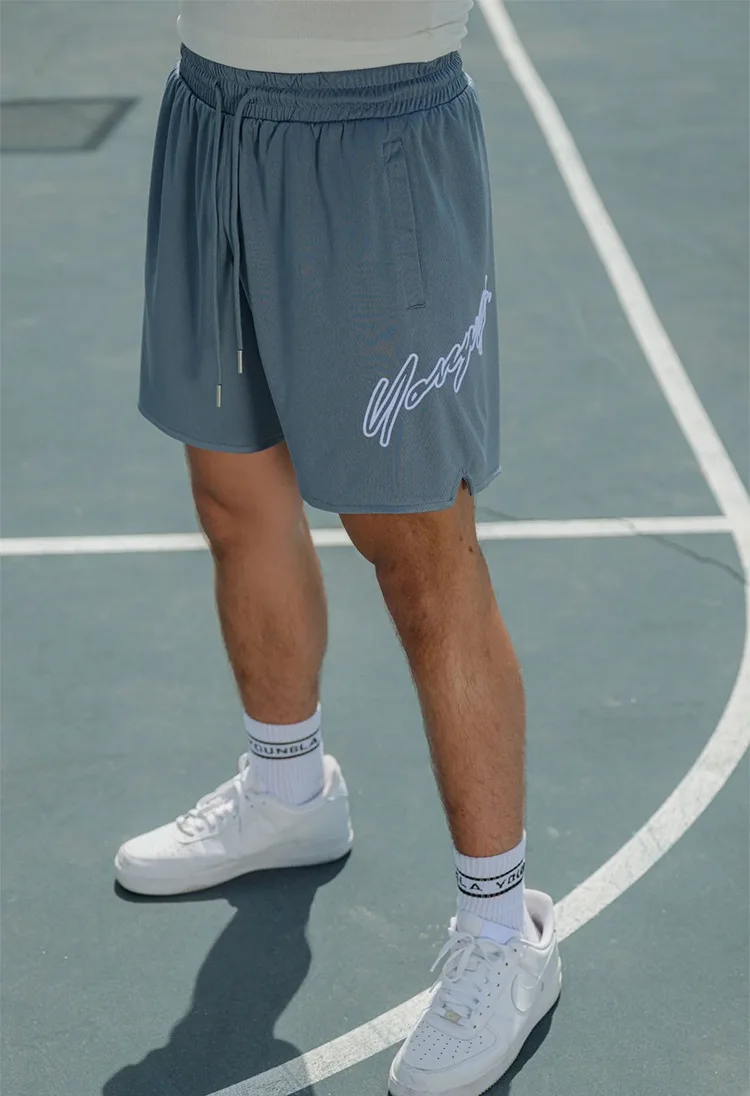 Trend Men's Mesh Beach Swim Casual Shorts Man Quick Dry Loose Basketball Jogger Short Pants Gym Fitness Sport Running Sweatpants