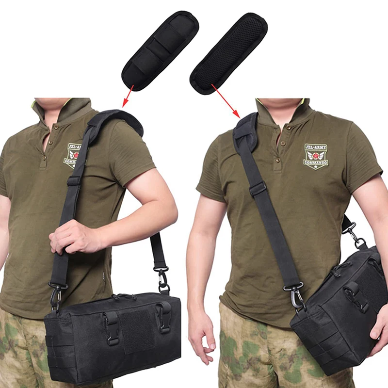 2/1Pc Detachable Shoulder Strap Pad Cushion For Backpack Shoulder Bag Decompression Non Slip Shoulder Strap Pad Bags Accessories