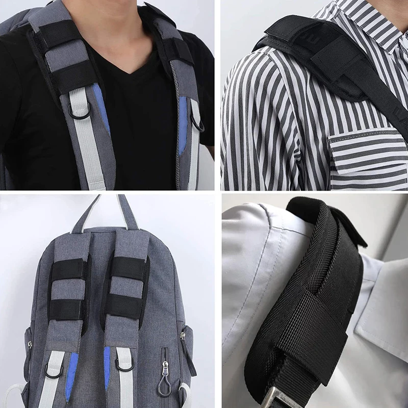 2/1Pc Detachable Shoulder Strap Pad Cushion For Backpack Shoulder Bag Decompression Non Slip Shoulder Strap Pad Bags Accessories