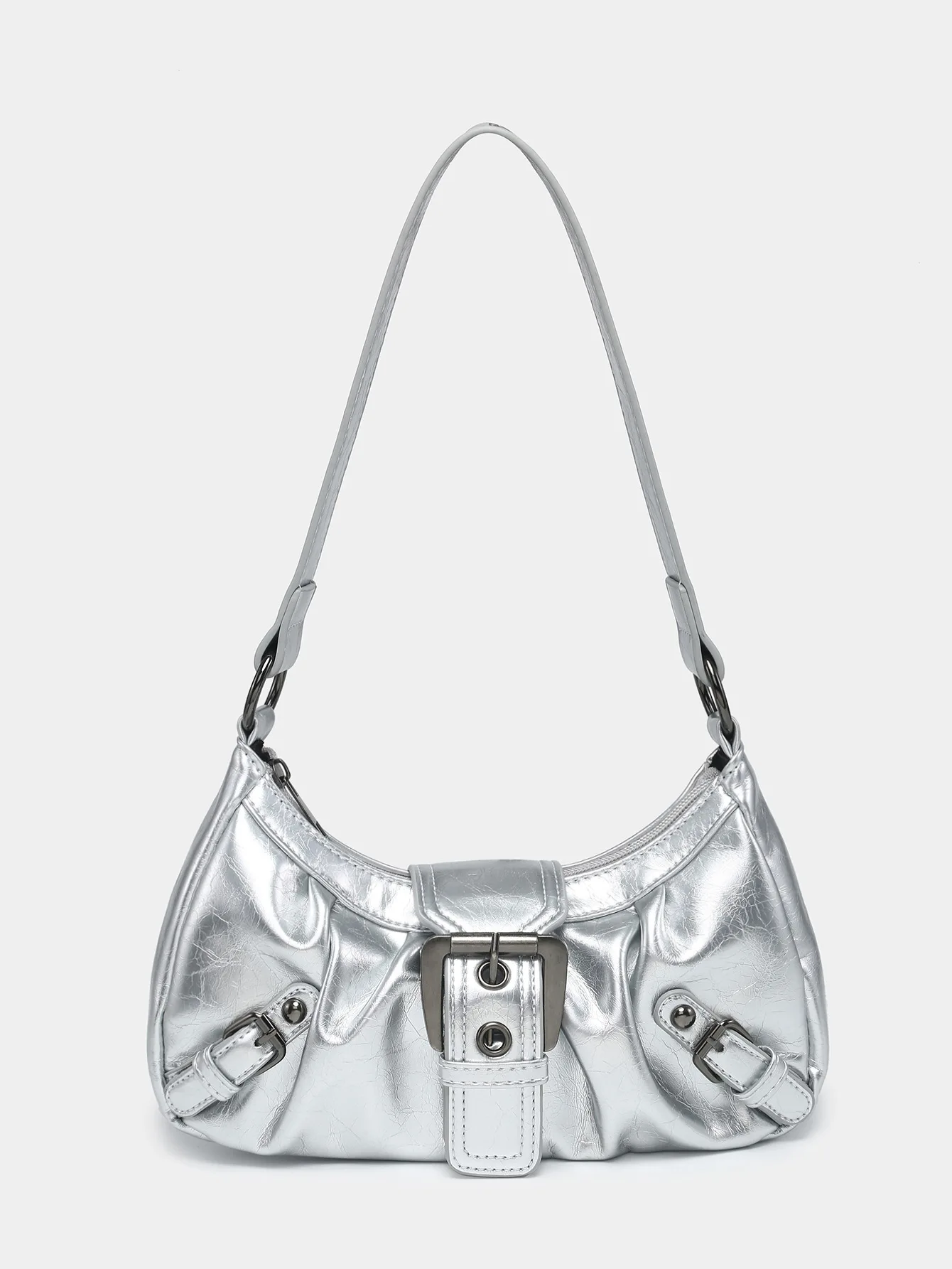 2024 Spring Hot Selling Maillard Style Retro Style Small Bag Spicy Girl Y2K Wasteland Style vintage Leather Shoulder Armpit Bag