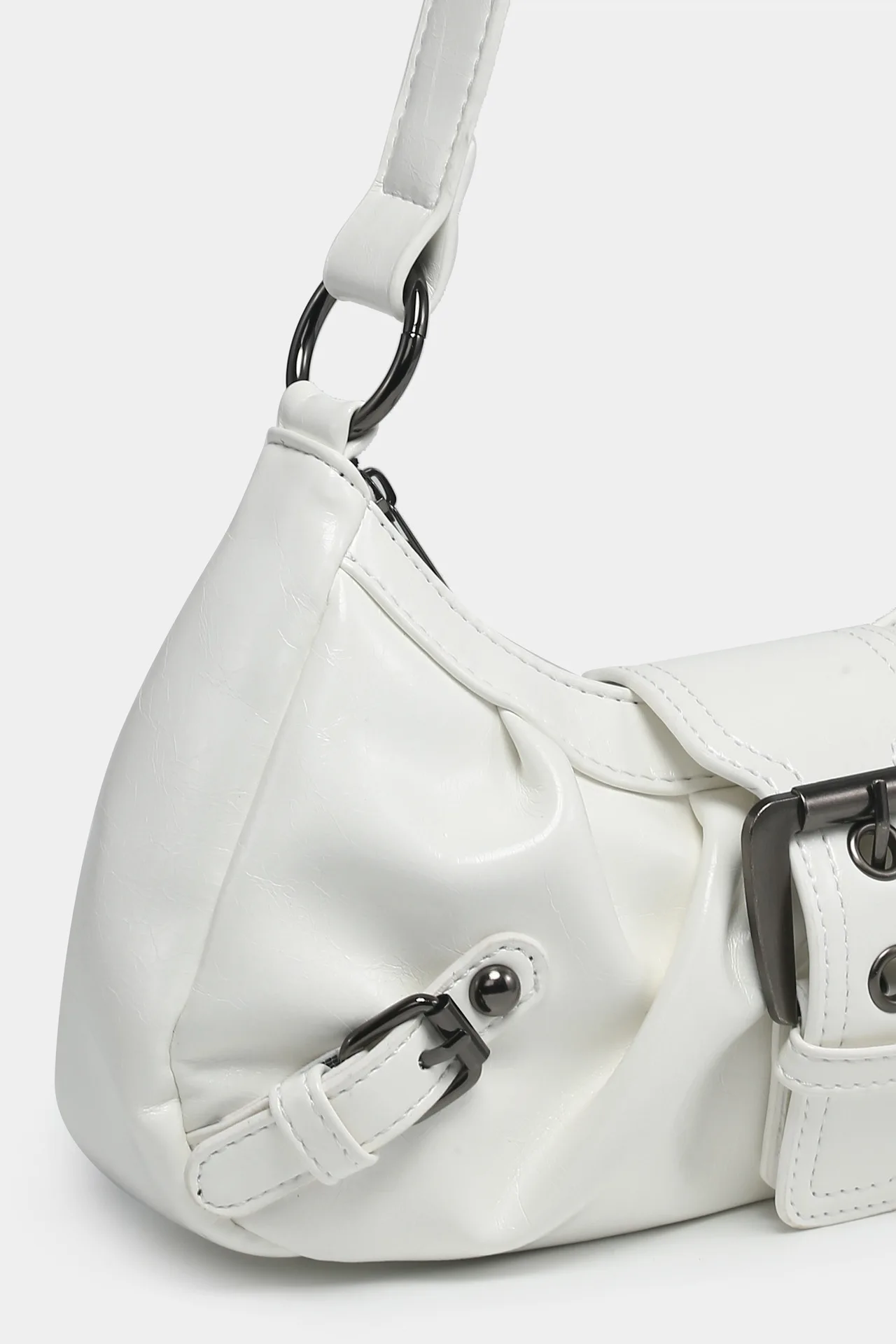 2024 Spring Hot Selling Maillard Style Retro Style Small Bag Spicy Girl Y2K Wasteland Style vintage Leather Shoulder Armpit Bag