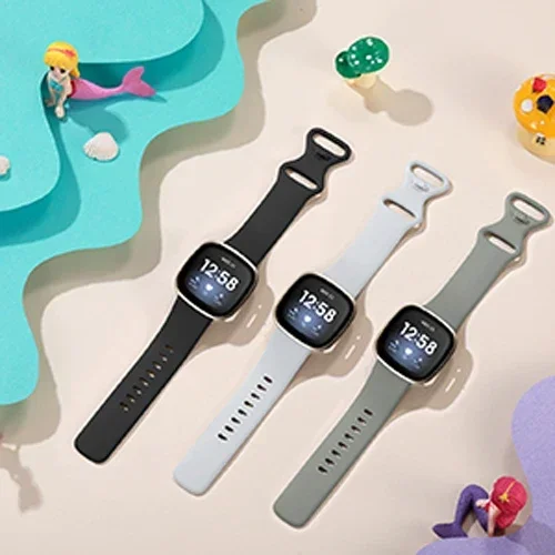 Soft Silicone Strap For Fitbit Versa 3 band Correa sport Bracelet For Fitbit Sense Versa3 women Watchband smartwatch Accessories