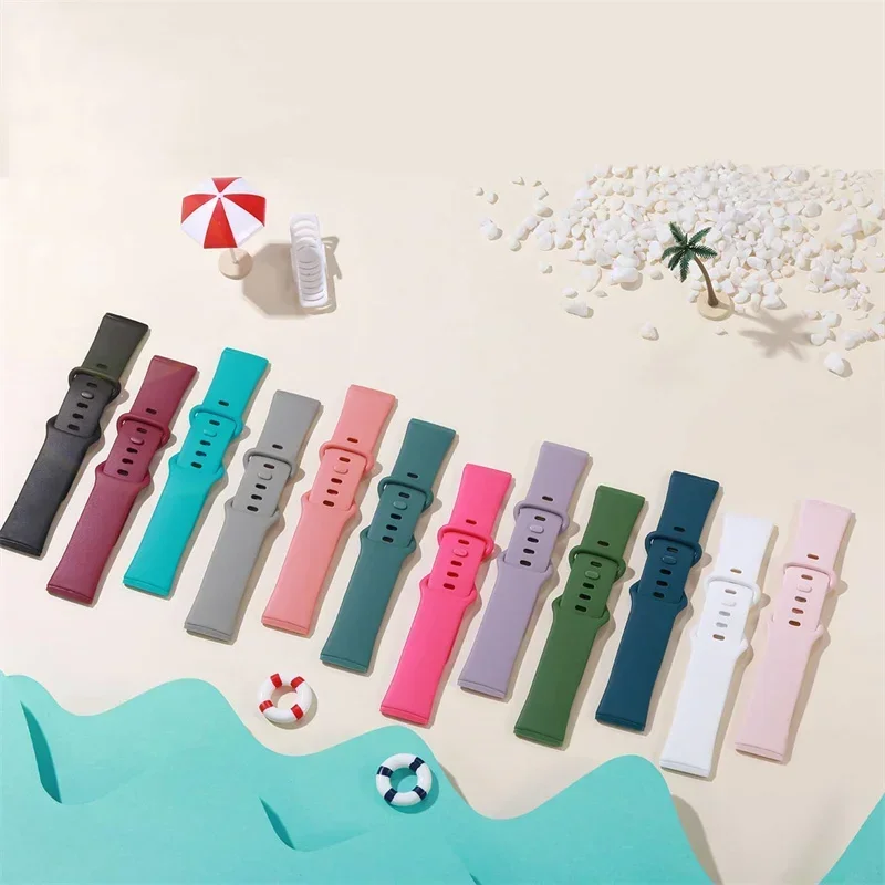 Soft Silicone Strap For Fitbit Versa 3 band Correa sport Bracelet For Fitbit Sense Versa3 women Watchband smartwatch Accessories