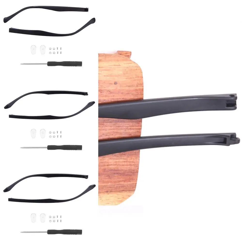 1 Pair Eyeglasses Temple Arm Single Tooth Double Tooth TR90 Eyeglasses Replacement Leg Repair Eyewear Accessories