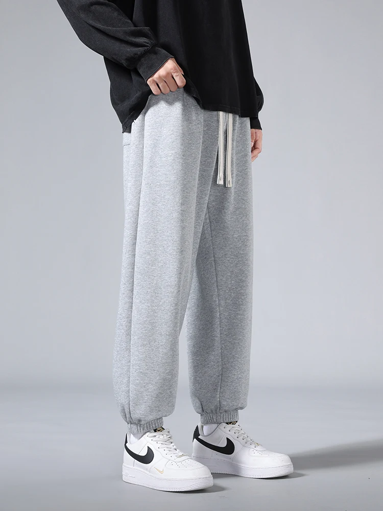 Men's Jogger Cotton/Polyester Sweatpants Big Size 8XL 7XL 6XL Sports Baggy Pants Sting Banding Hip Hop Loose Harem Trousers