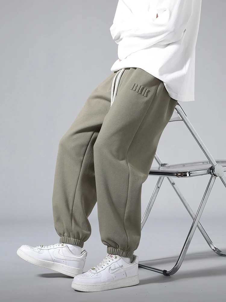 Men's Jogger Cotton/Polyester Sweatpants Big Size 8XL 7XL 6XL Sports Baggy Pants Sting Banding Hip Hop Loose Harem Trousers
