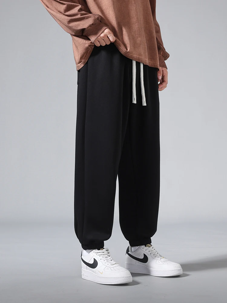 Men's Jogger Cotton/Polyester Sweatpants Big Size 8XL 7XL 6XL Sports Baggy Pants Sting Banding Hip Hop Loose Harem Trousers