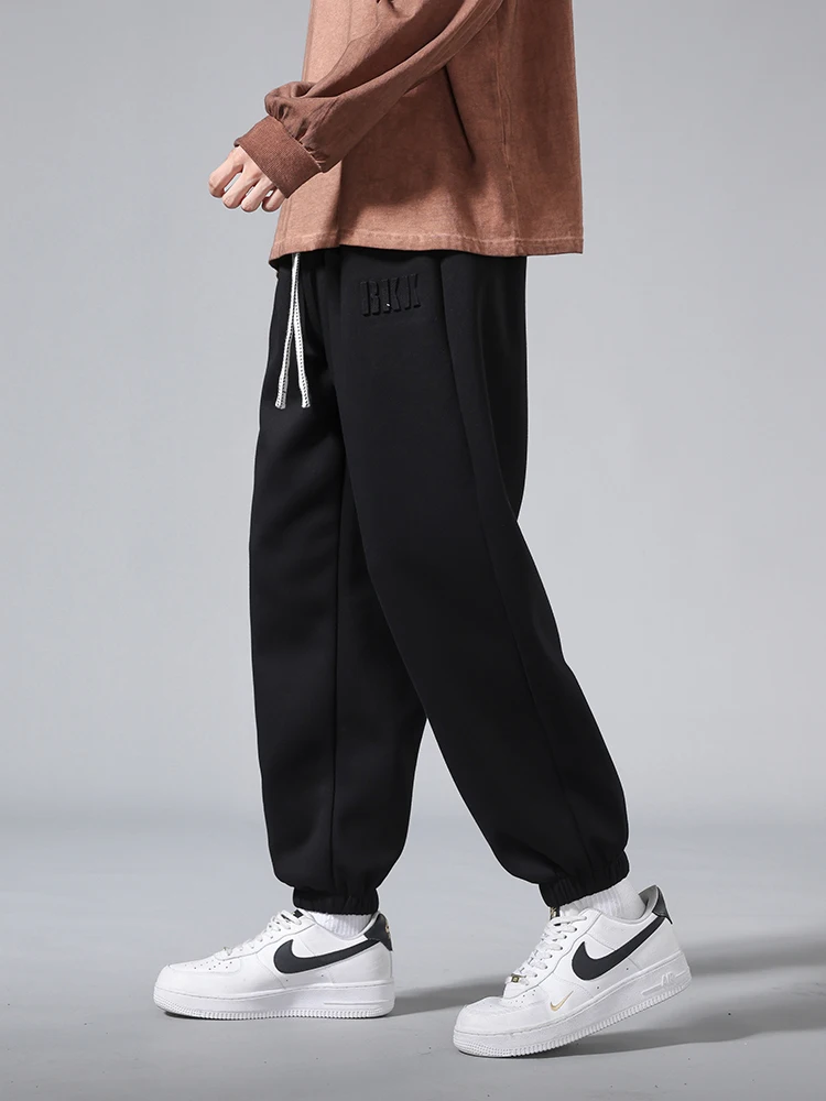Men's Jogger Cotton/Polyester Sweatpants Big Size 8XL 7XL 6XL Sports Baggy Pants Sting Banding Hip Hop Loose Harem Trousers