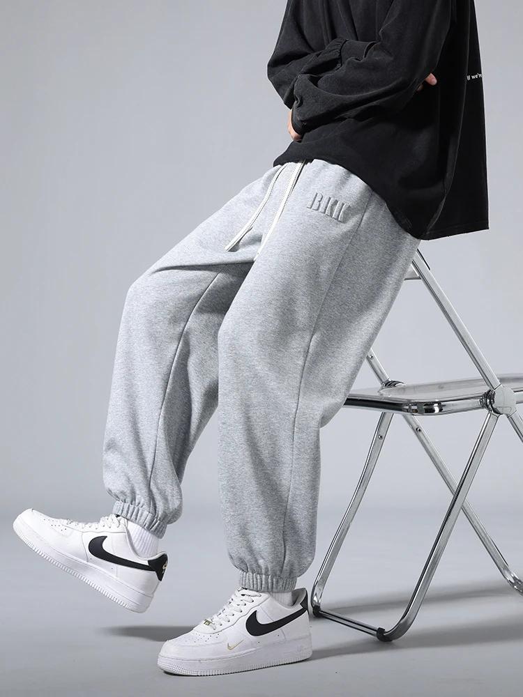 Men's Jogger Cotton/Polyester Sweatpants Big Size 8XL 7XL 6XL Sports Baggy Pants Sting Banding Hip Hop Loose Harem Trousers