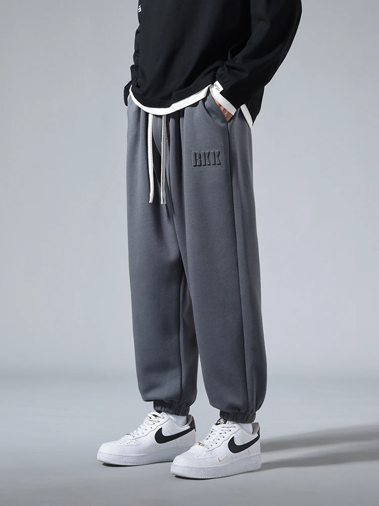 Men's Jogger Cotton/Polyester Sweatpants Big Size 8XL 7XL 6XL Sports Baggy Pants Sting Banding Hip Hop Loose Harem Trousers