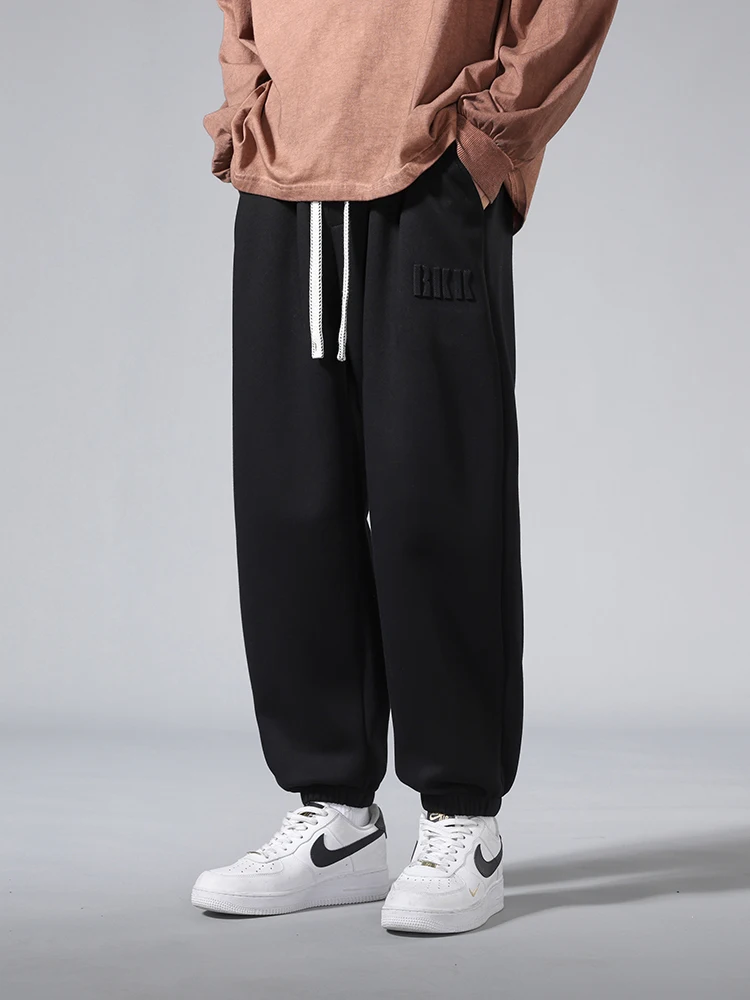 Men's Jogger Cotton/Polyester Sweatpants Big Size 8XL 7XL 6XL Sports Baggy Pants Sting Banding Hip Hop Loose Harem Trousers