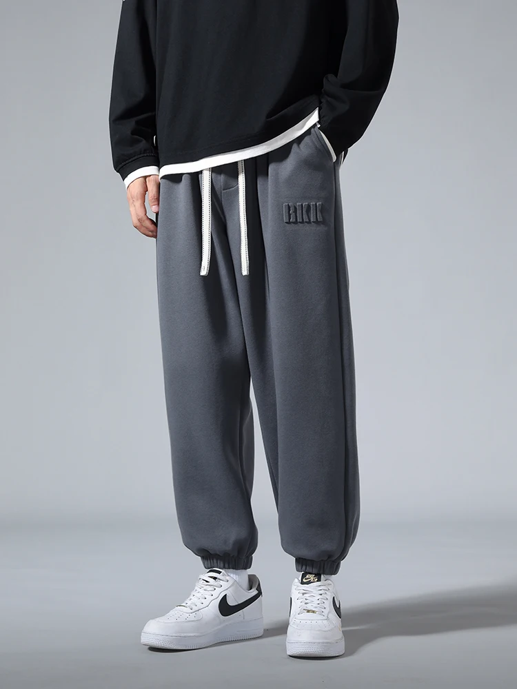 Men's Jogger Cotton/Polyester Sweatpants Big Size 8XL 7XL 6XL Sports Baggy Pants Sting Banding Hip Hop Loose Harem Trousers