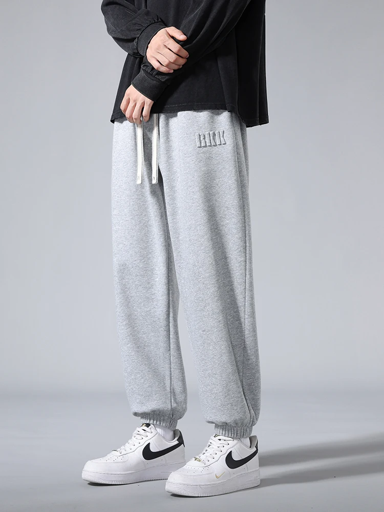 Men's Jogger Cotton/Polyester Sweatpants Big Size 8XL 7XL 6XL Sports Baggy Pants Sting Banding Hip Hop Loose Harem Trousers