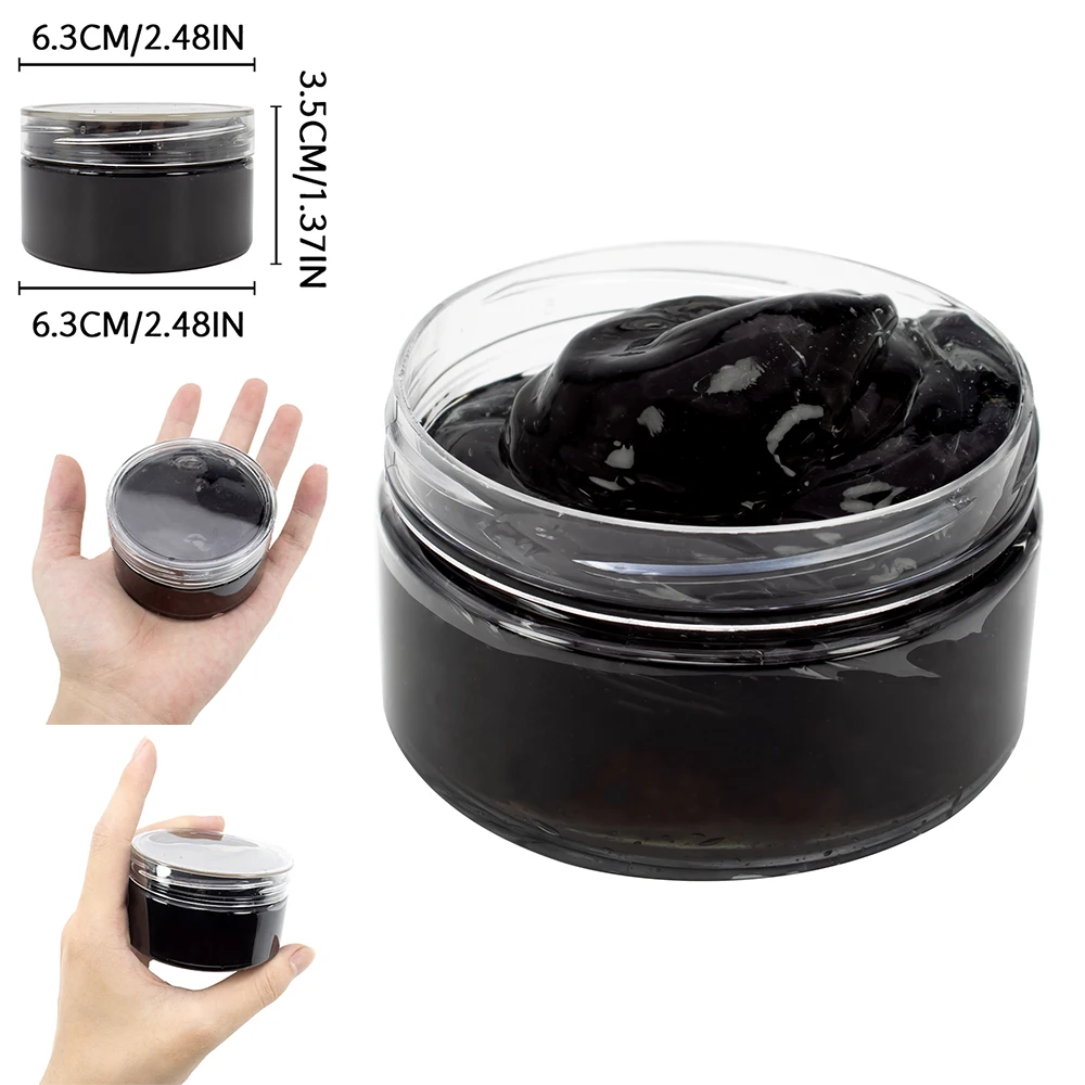 120ml Crystal Crunchy Slime Glimmer Super Soft Putty And Non-Sticky Jelly Clear Slime Plasticine Stress Relief Clay Party Favor