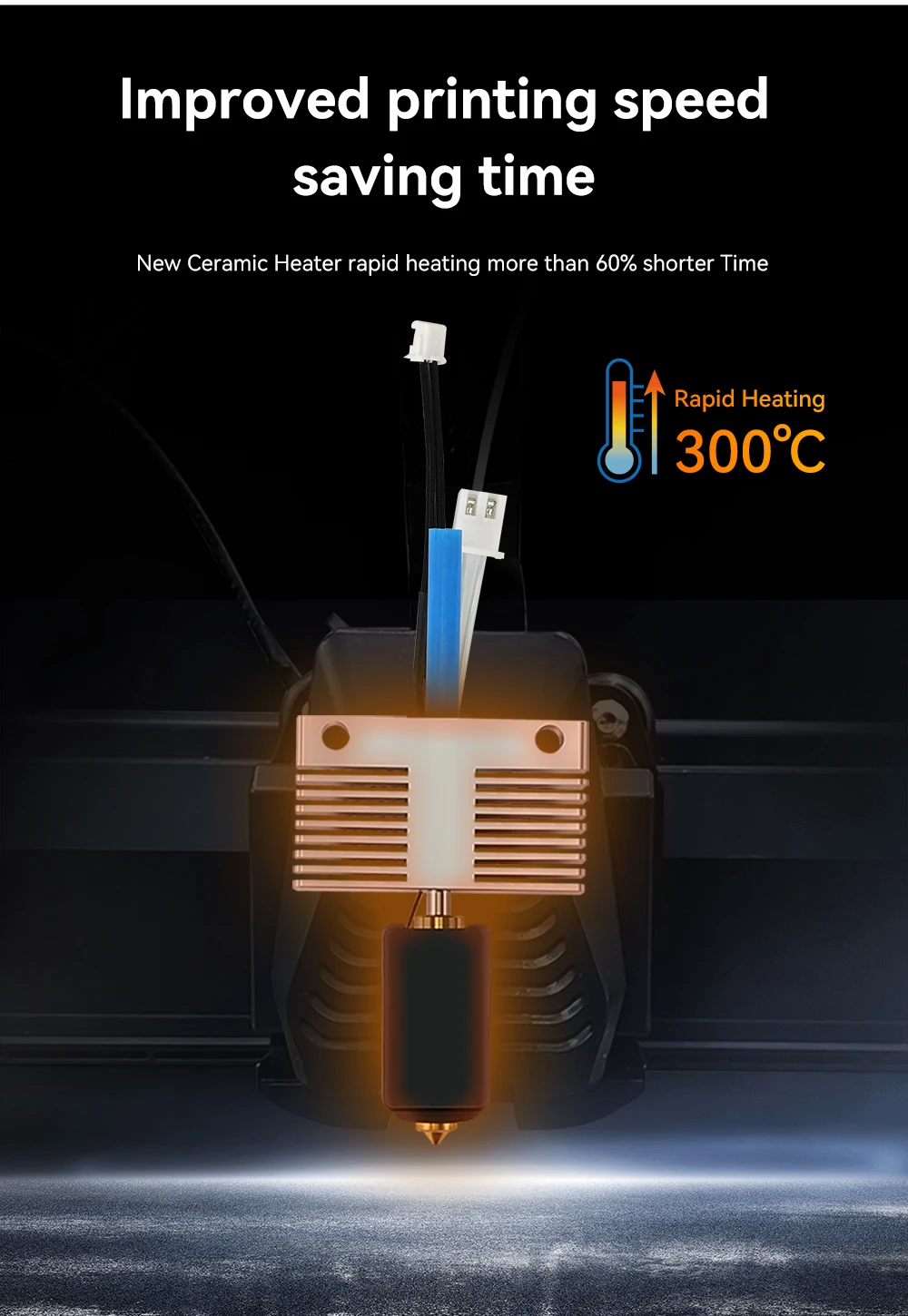 For ELEGOO Neptune 4 Max Hotend Kit Heatbreak Heater Cartridge 24V Thermistor Heating Block Extruder Head For Neptune4 Plus Part