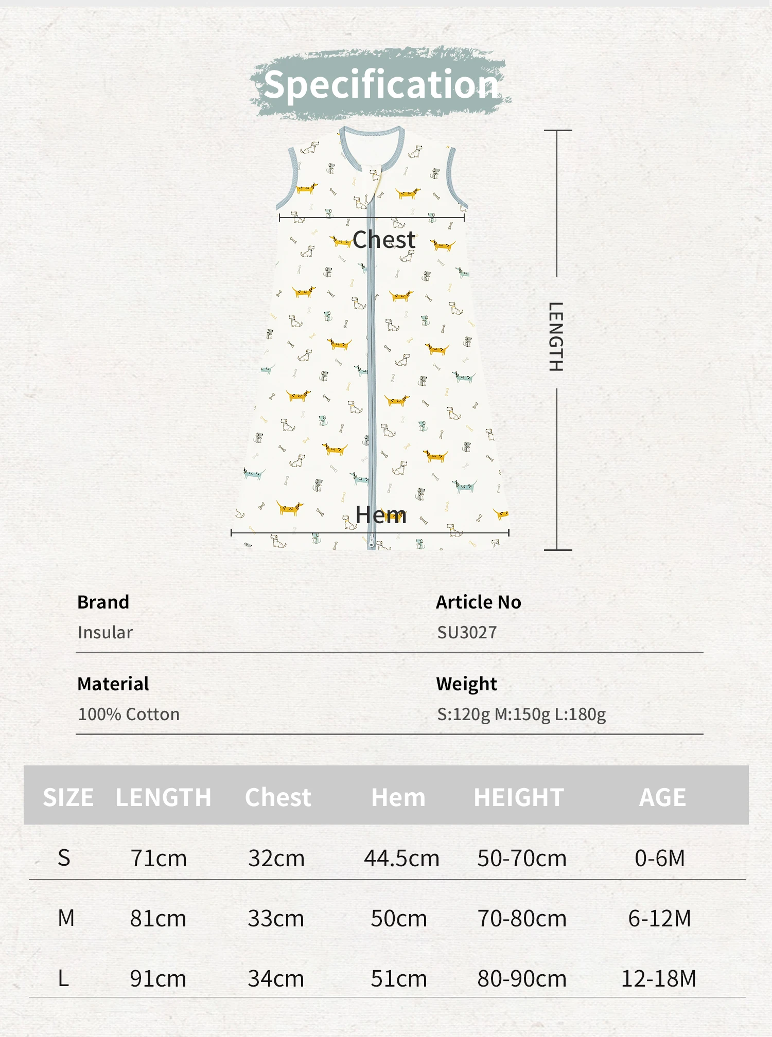 INSULAR Baby Sleeping Bag Kids Vest Infant Anti-Startle Swaddle Blanket Anti-Kick Sleepsacks Cotton Class A Spring Summer Autumn