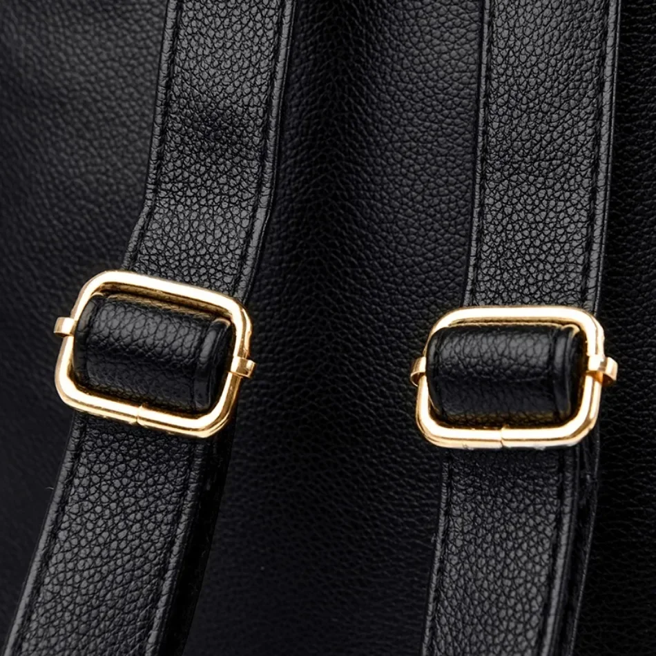 Women Large Capacity Backpack High Quality Leather Vintage Bags for Women School Bags Travel Rucksack Ladies Bookbag Knapsack