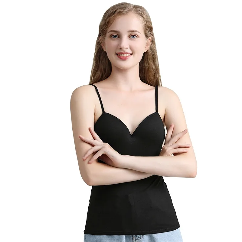 Women Underwear Push Up Bra Sexy Top Women Suspender Tank Up Fashion Solid Color Lingerie Female Soft Top Brassreie