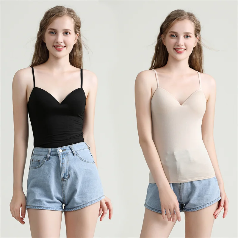 Women Underwear Push Up Bra Sexy Top Women Suspender Tank Up Fashion Solid Color Lingerie Female Soft Top Brassreie