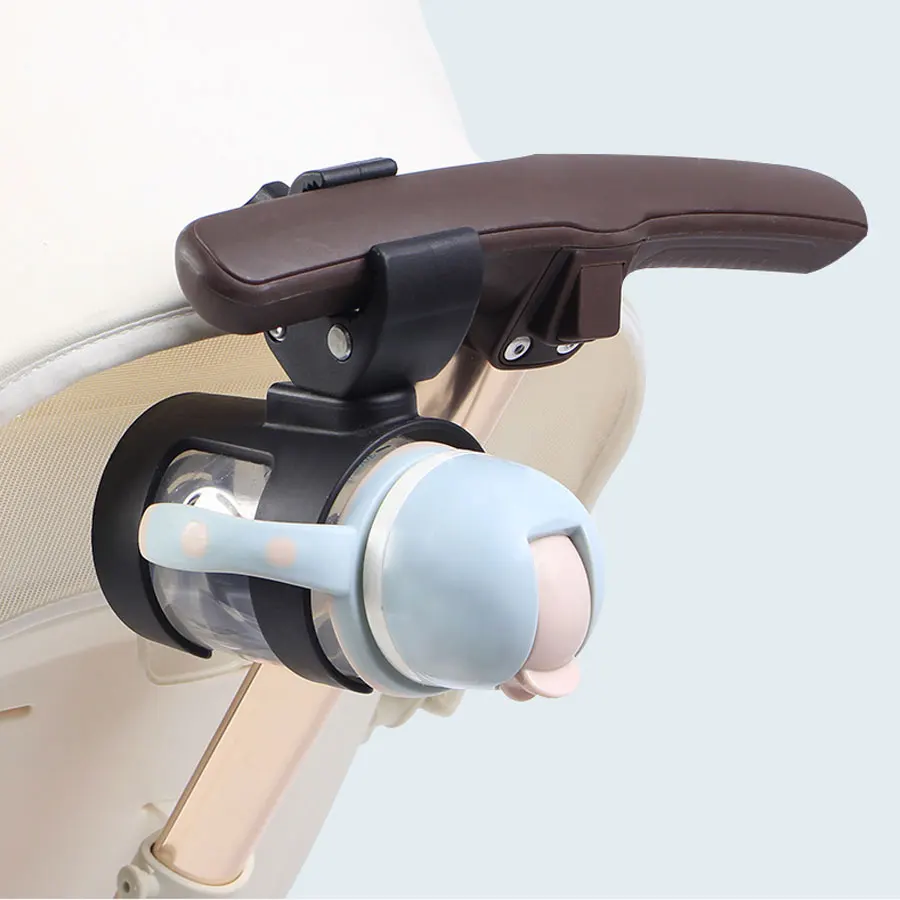 2-in-1 Baby Stroller Cup Holder Phone Holder Multifunctional Universal Infant Bottle Holder Stroller Accessories Cup Holder