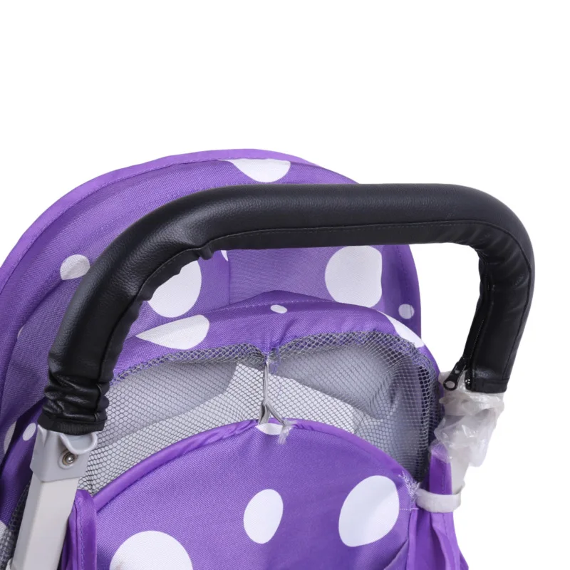 Baby Stroller Accessories Stroller Handle Covers PU Leather Zipper Armrest Case Protective Cover Suitable for Bugaboo Bee Series