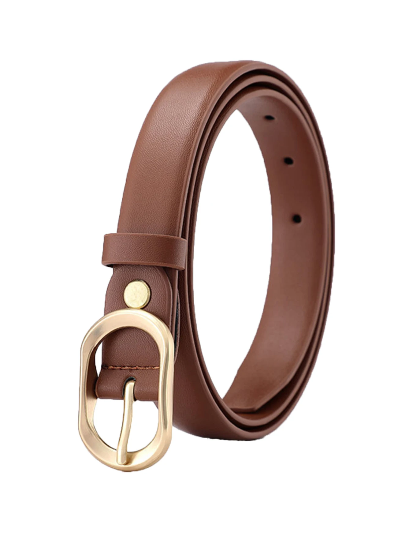 5 Styles of Fashionable Women's Belts with Retro Design High-End Casual Belts for Daily Commuting