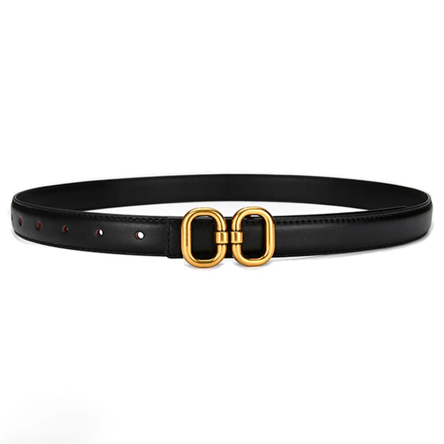 5 Styles of Fashionable Women's Belts with Retro Design High-End Casual Belts for Daily Commuting