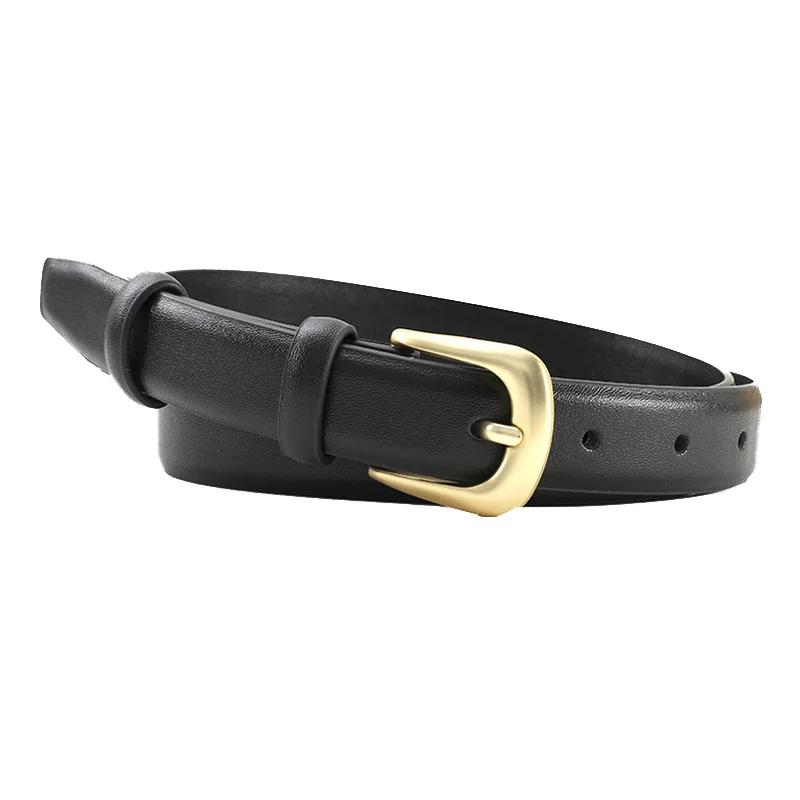 5 Styles of Fashionable Women's Belts with Retro Design High-End Casual Belts for Daily Commuting