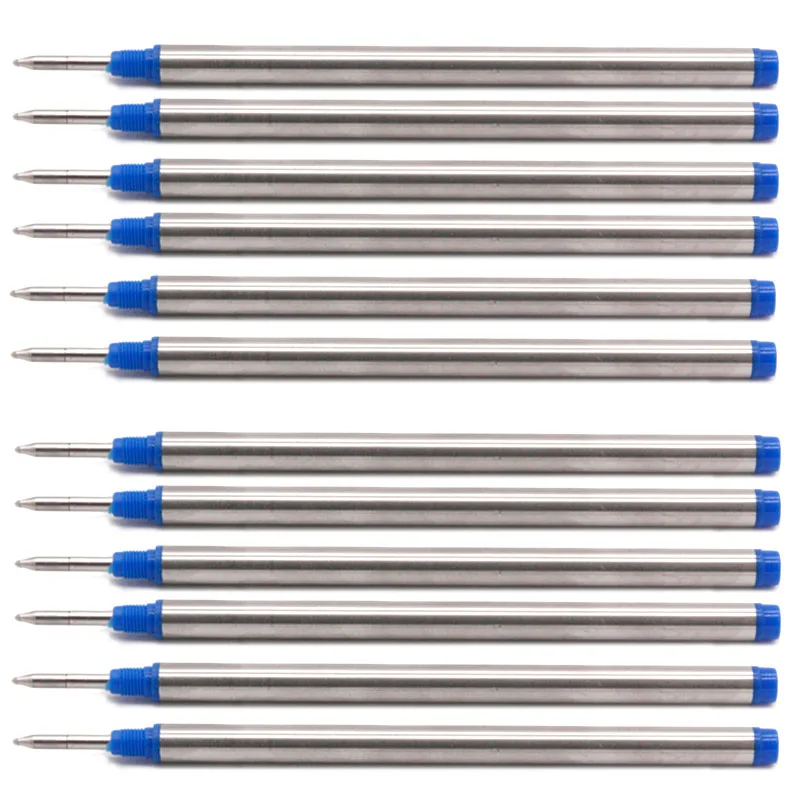 113mmx6mm 0.7 Tip Rollerball Pen Ballpen Refill For Mont Blanc 105159 107878 M506 P163 German Ink MNB107878 M710 H-12 M401