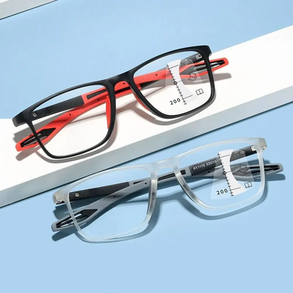 TR90 Anti-blue Light Multifocal Reading Glasses Men Women Progressive Near Far Eyewear Ultralight Sports Farsight Eyeglasses