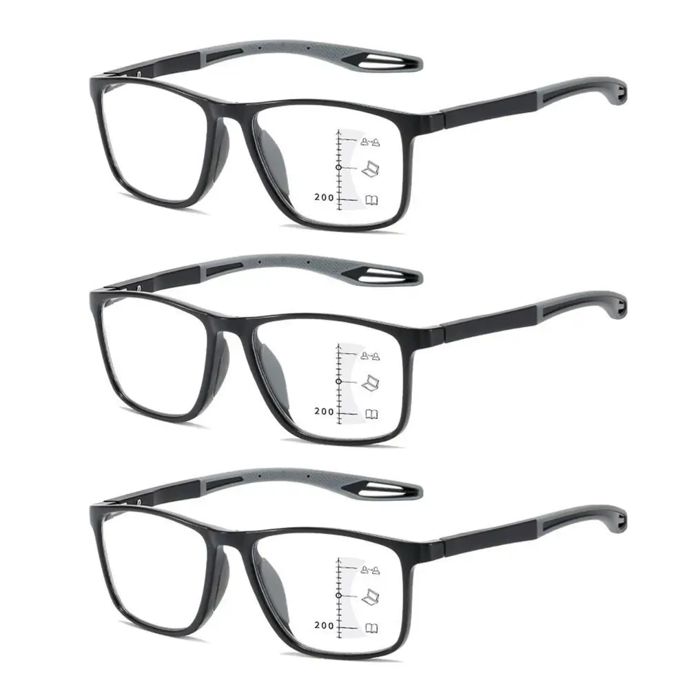 TR90 Anti-blue Light Multifocal Reading Glasses Men Women Progressive Near Far Eyewear Ultralight Sports Farsight Eyeglasses