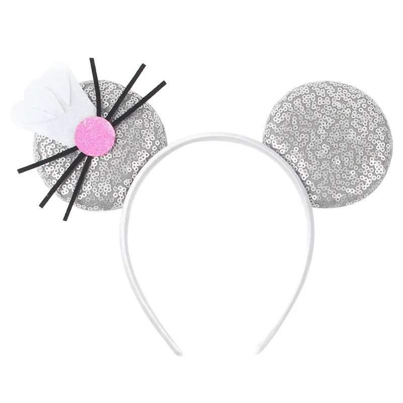 Disney Mummy Mickey Mouse Ears Headbands Girls Halloween Hairband Kids Cartoon Mumiai Minnie Hair Accessories for Women Festival