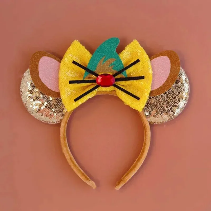 Disney Mummy Mickey Mouse Ears Headbands Girls Halloween Hairband Kids Cartoon Mumiai Minnie Hair Accessories for Women Festival