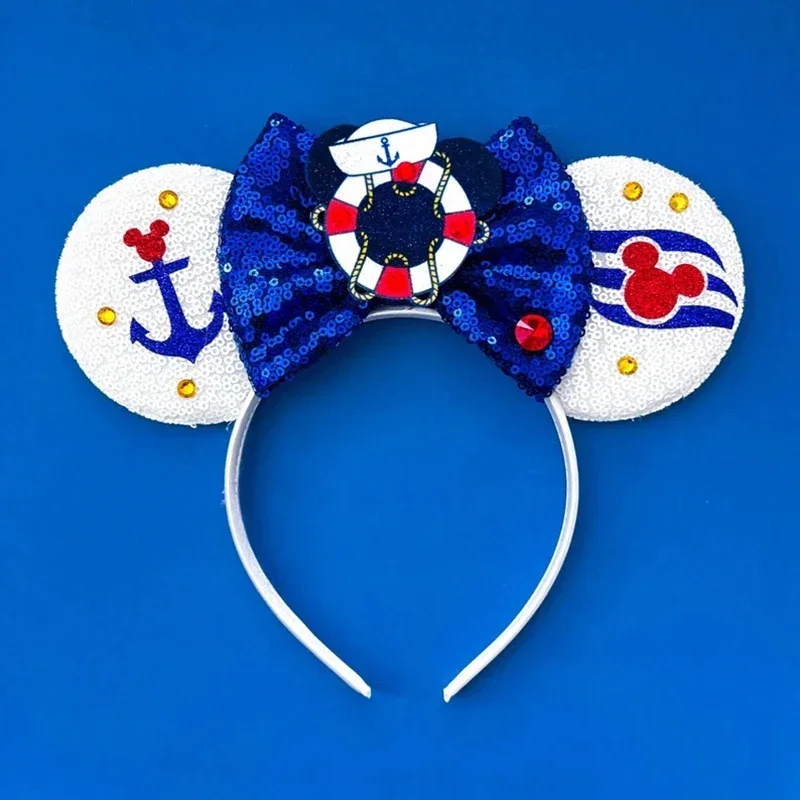 Disney Mummy Mickey Mouse Ears Headbands Girls Halloween Hairband Kids Cartoon Mumiai Minnie Hair Accessories for Women Festival