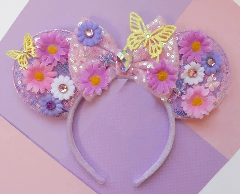 Disney Mummy Mickey Mouse Ears Headbands Girls Halloween Hairband Kids Cartoon Mumiai Minnie Hair Accessories for Women Festival