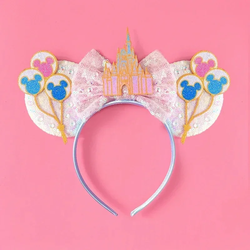 Disney Mummy Mickey Mouse Ears Headbands Girls Halloween Hairband Kids Cartoon Mumiai Minnie Hair Accessories for Women Festival
