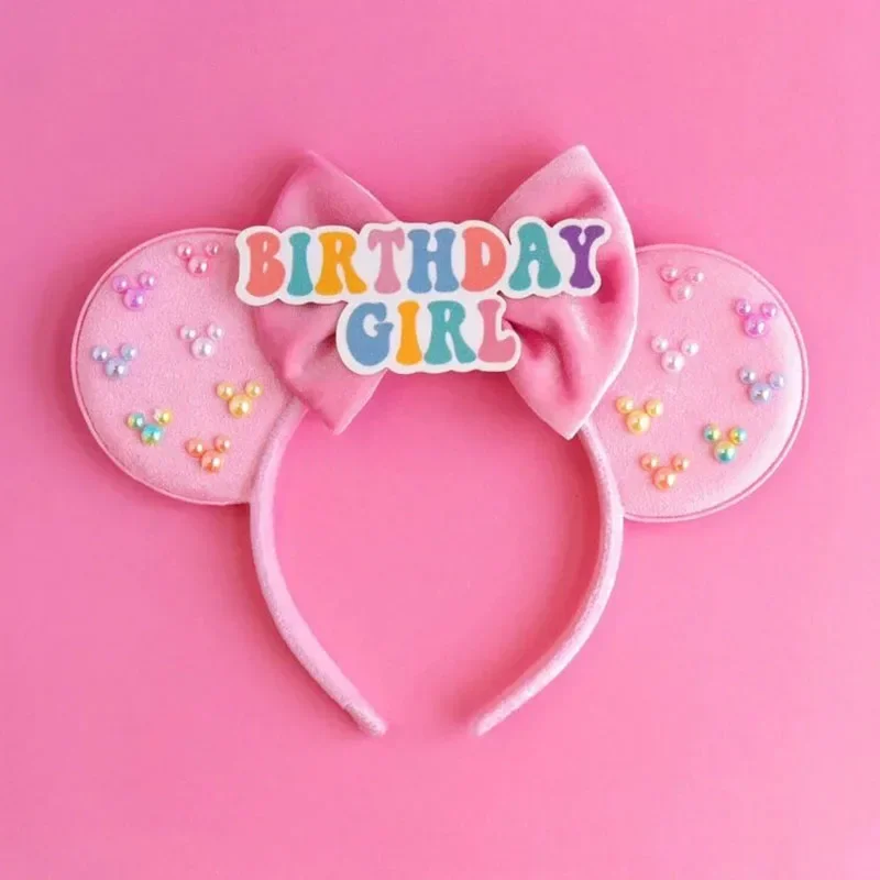 Disney Mummy Mickey Mouse Ears Headbands Girls Halloween Hairband Kids Cartoon Mumiai Minnie Hair Accessories for Women Festival