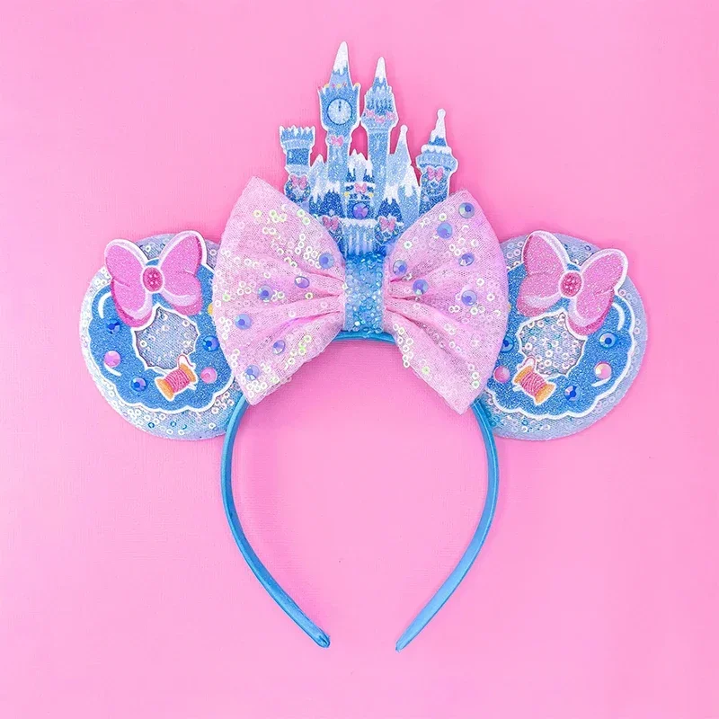 Disney Mummy Mickey Mouse Ears Headbands Girls Halloween Hairband Kids Cartoon Mumiai Minnie Hair Accessories for Women Festival