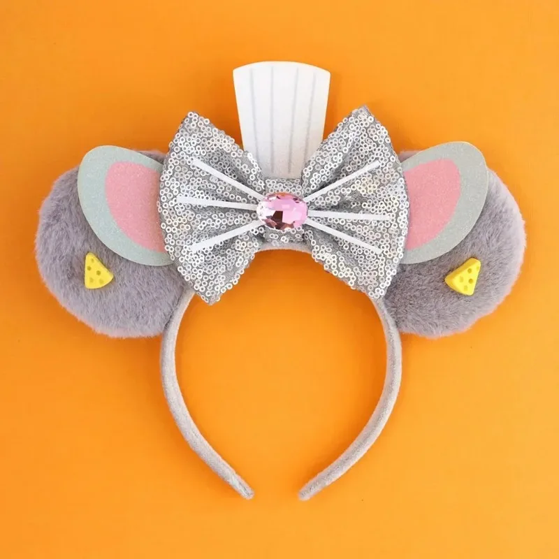 Disney Mummy Mickey Mouse Ears Headbands Girls Halloween Hairband Kids Cartoon Mumiai Minnie Hair Accessories for Women Festival
