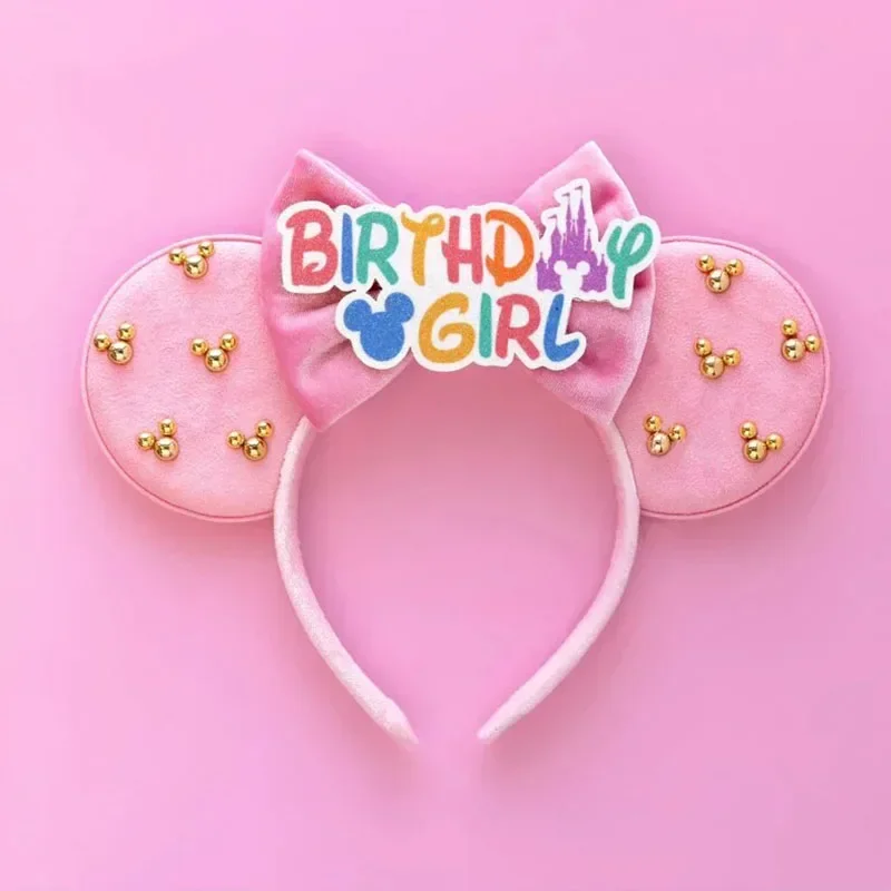 Disney Mummy Mickey Mouse Ears Headbands Girls Halloween Hairband Kids Cartoon Mumiai Minnie Hair Accessories for Women Festival