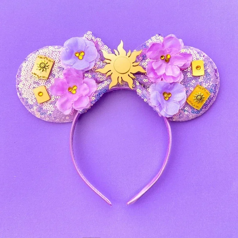 Disney Mummy Mickey Mouse Ears Headbands Girls Halloween Hairband Kids Cartoon Mumiai Minnie Hair Accessories for Women Festival