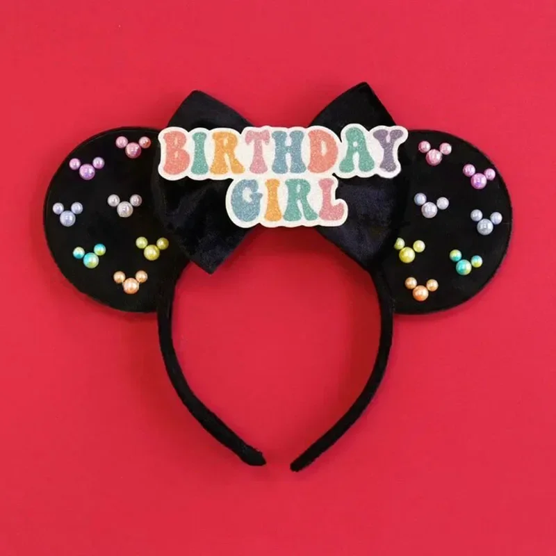 Disney Mummy Mickey Mouse Ears Headbands Girls Halloween Hairband Kids Cartoon Mumiai Minnie Hair Accessories for Women Festival