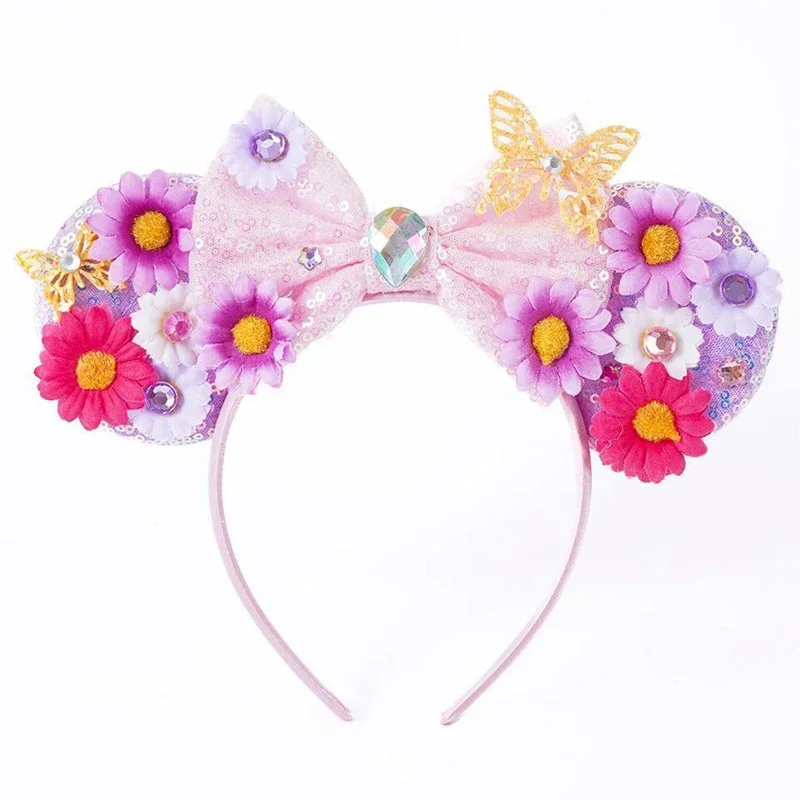 Disney Mummy Mickey Mouse Ears Headbands Girls Halloween Hairband Kids Cartoon Mumiai Minnie Hair Accessories for Women Festival