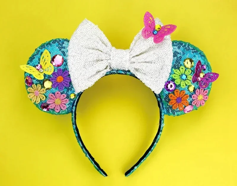 Disney Mummy Mickey Mouse Ears Headbands Girls Halloween Hairband Kids Cartoon Mumiai Minnie Hair Accessories for Women Festival