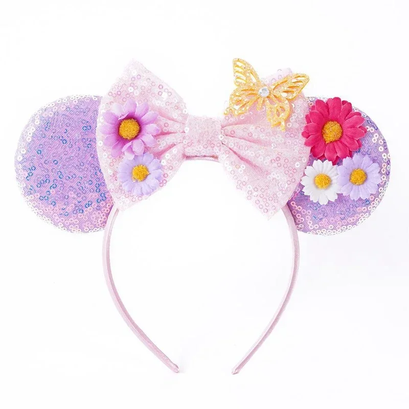 Disney Mummy Mickey Mouse Ears Headbands Girls Halloween Hairband Kids Cartoon Mumiai Minnie Hair Accessories for Women Festival