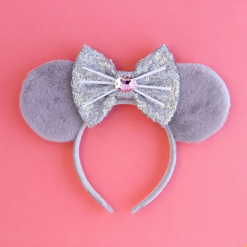 Disney Mummy Mickey Mouse Ears Headbands Girls Halloween Hairband Kids Cartoon Mumiai Minnie Hair Accessories for Women Festival